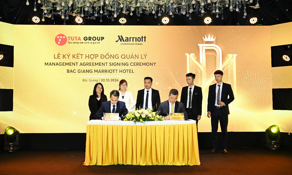  TUTA Group hợp tác đưa thương hiệu quốc tế Marriott International về với Bắc Giang